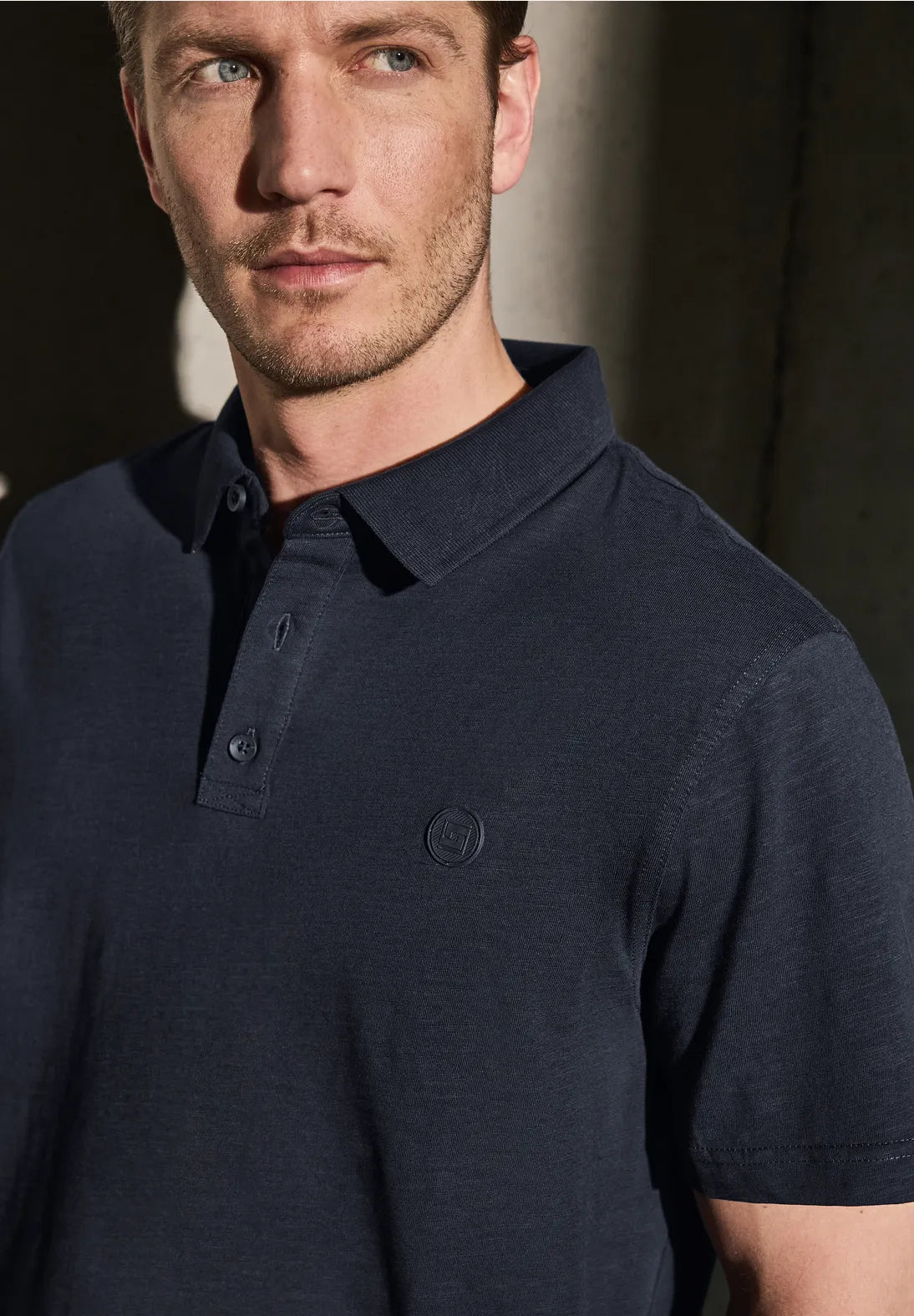 STREET ONE MEN POLO AZUL MARINO
