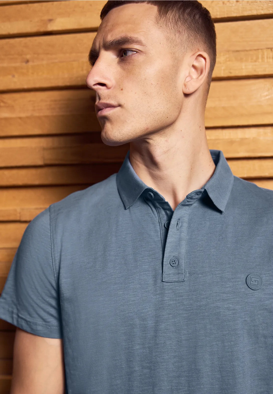 STREET ONE MEN POLO AZUL AGUA