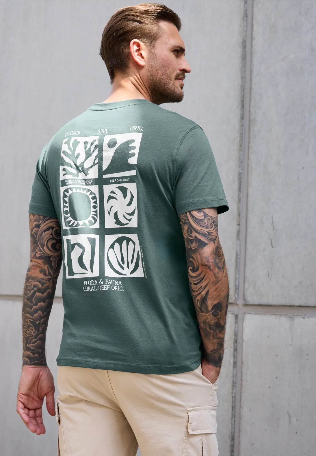 STREET ONE MEN CAMISETA PRINT EN ESPALDA