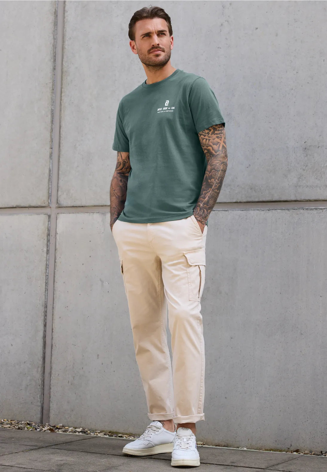 STREET ONE MEN CAMISETA PRINT EN ESPALDA