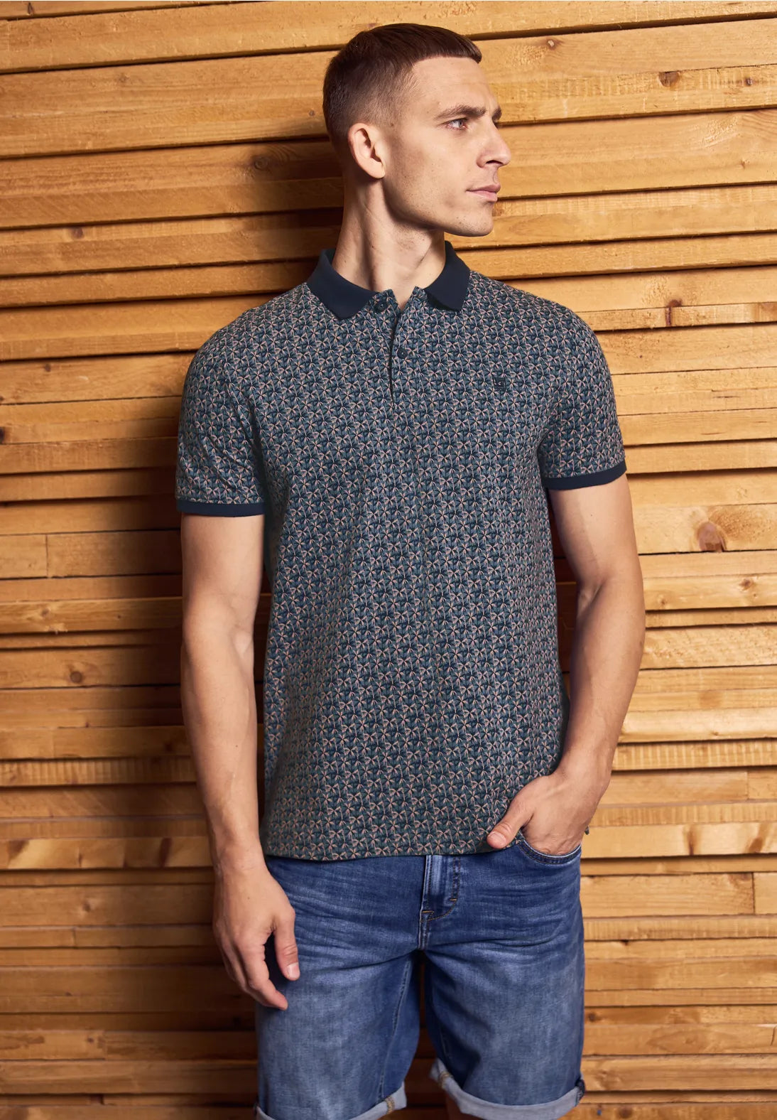 STREET ONE MEN POLO ESTAMPADO
