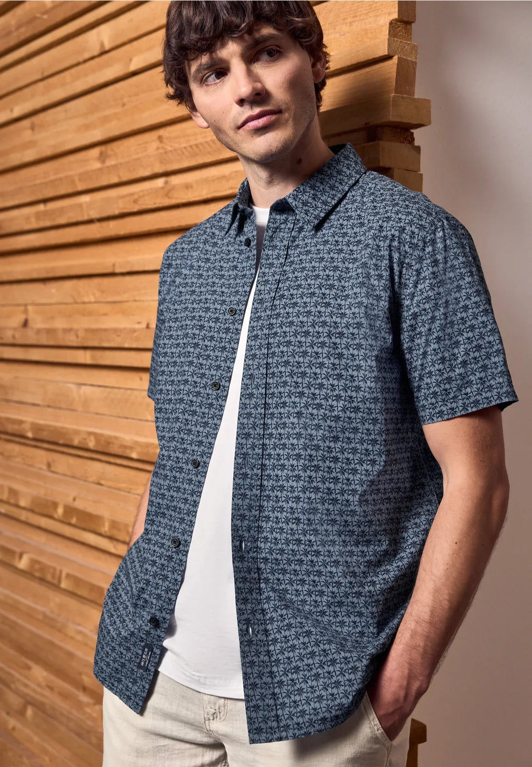 STREET ONE MEN CAMISA MANGA CORTA ESTAMPADA