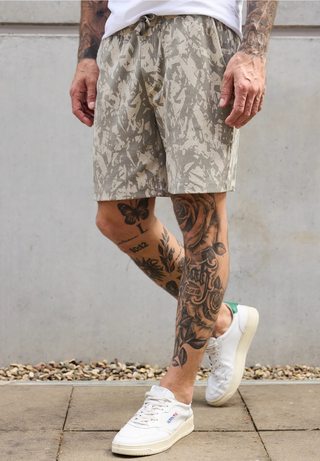STREET ONE MEN PANTALON CORTO ELASTICO ESTAMPADO