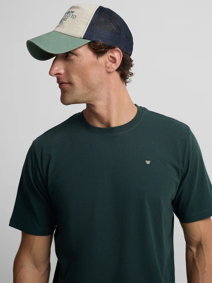 SILBON CAMISETA VERDE OSCURO MINILOGO