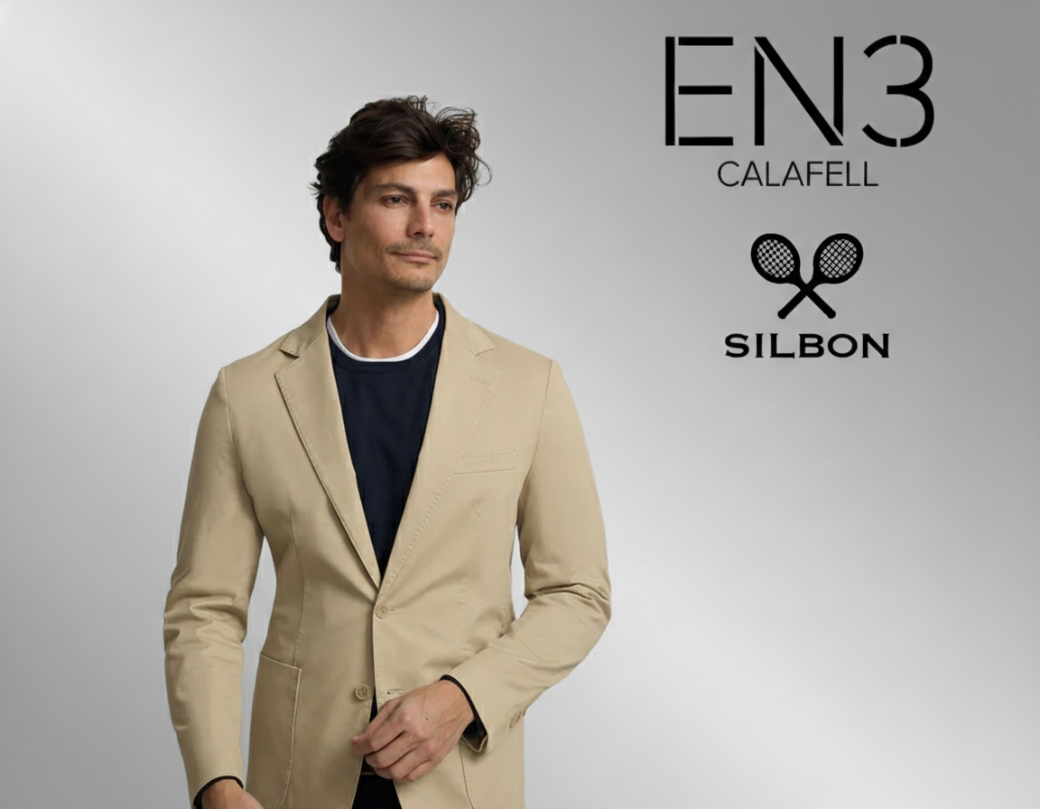 EN3CALAFELL BLAZER CASUAL SILBON ENTALLADA