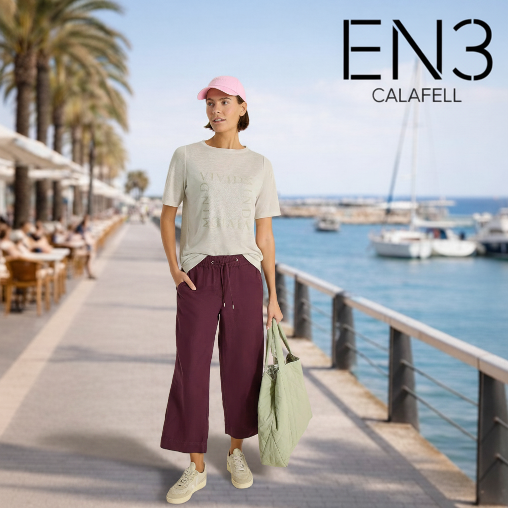 CECIL CAMISETA DE PUNTO ASPECTO LINO