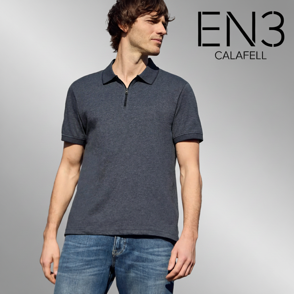 STREET ONE POLO BASICO MEDIA CREMALLERA