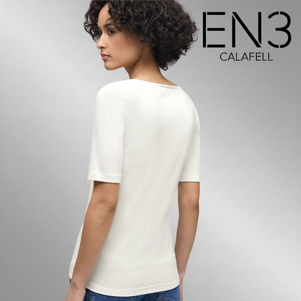 EN3CALAFELL CAMISETA BASICA ESCOTE CORAZON STREET ONE