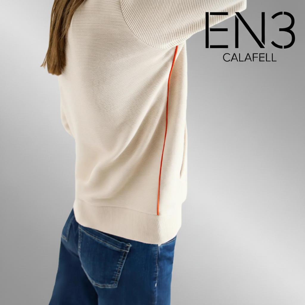 EN3CALAFELL SUDADERA DE PUNTO ESTILO BOMBER CECIL