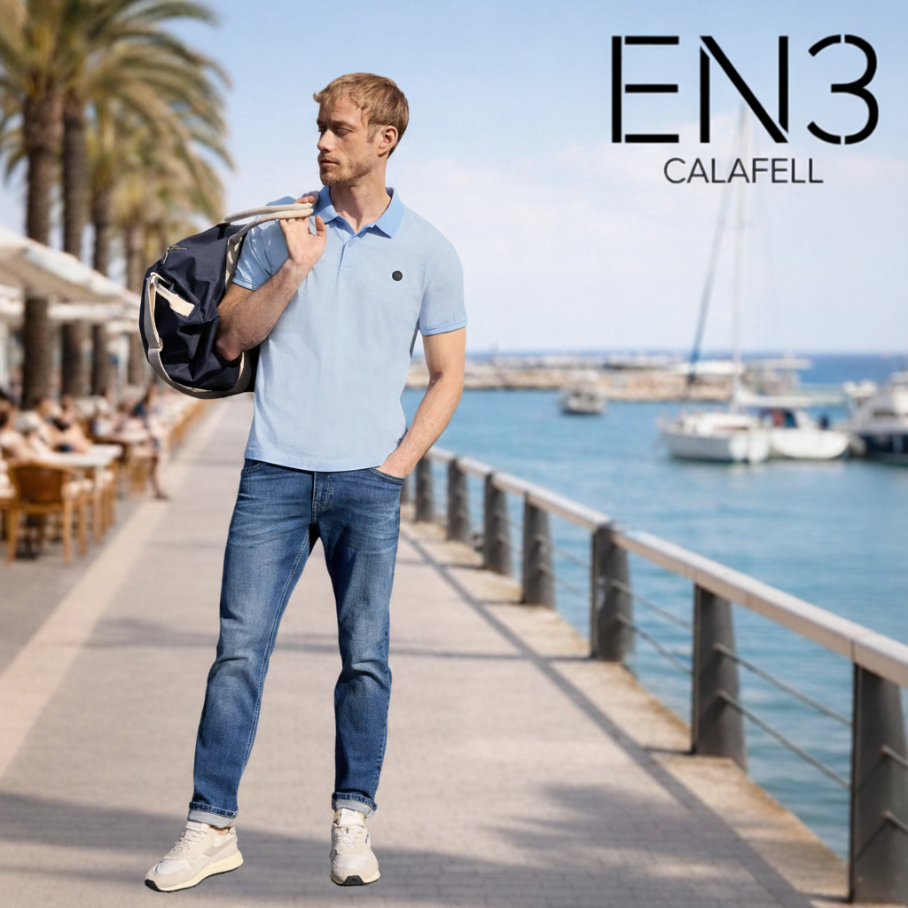 STREET ONE MEN POLO CUELLO CONTRASTADO