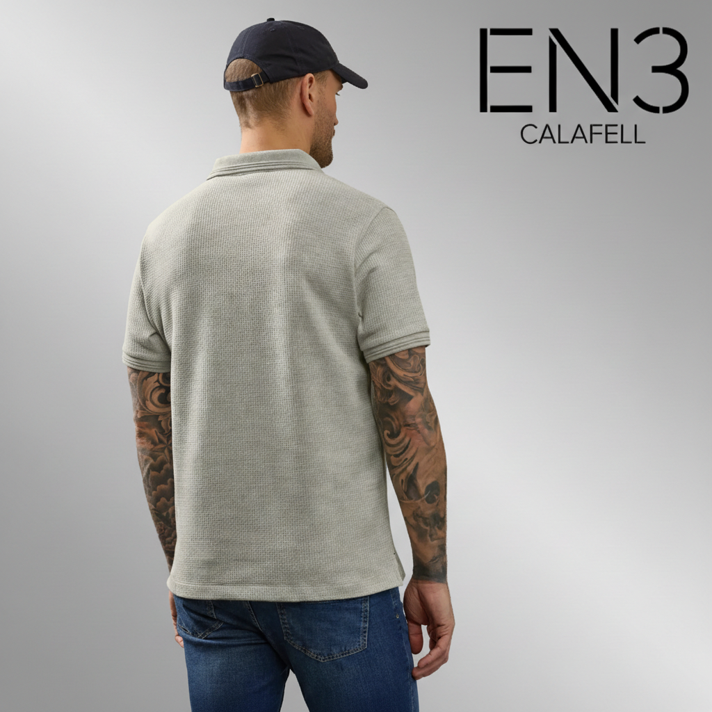 EN3CALAFELL POLO DE PUNTO CUELLO PICO STREET ONE