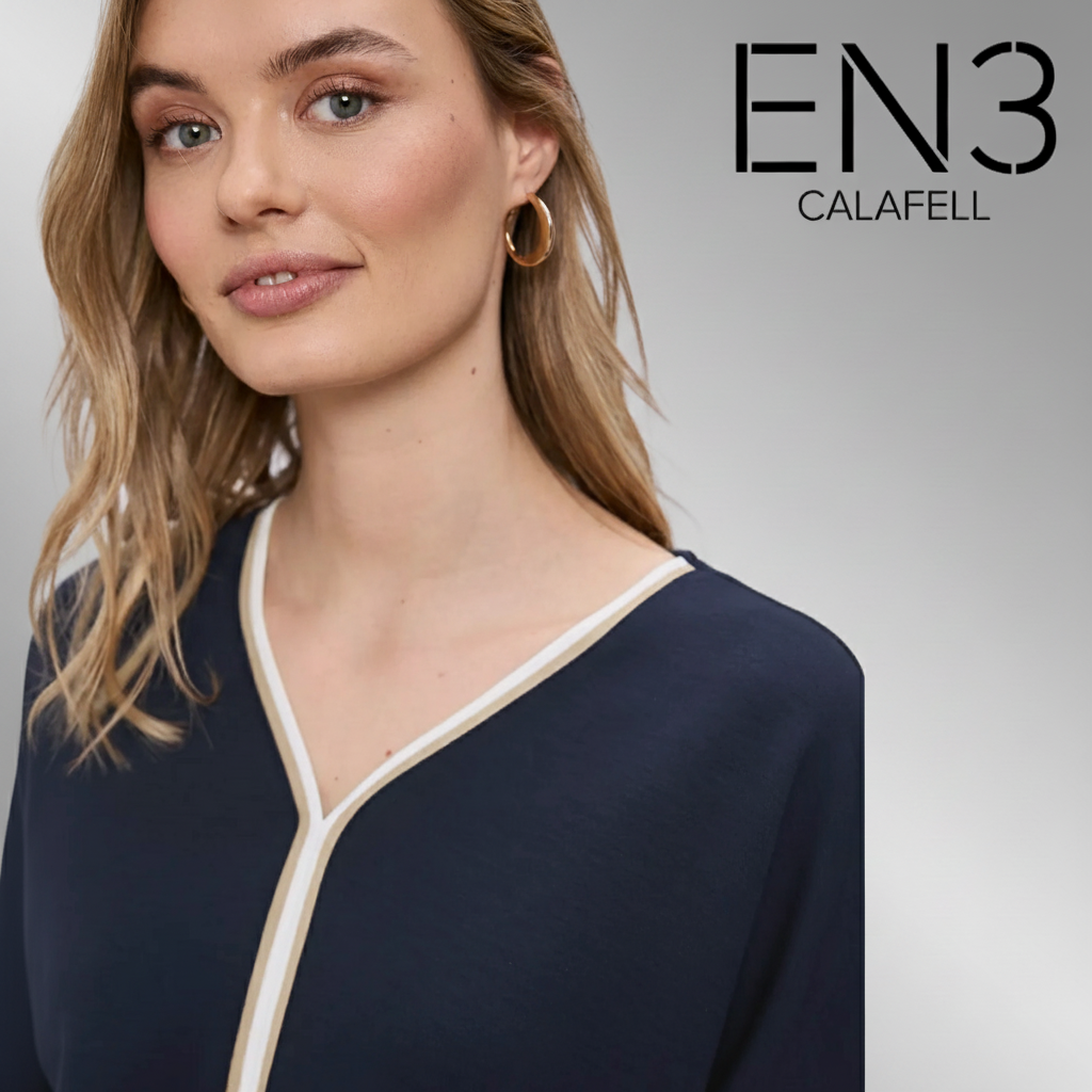 STREET ONE CAMISETA DE PUNTO CUELLO PICO