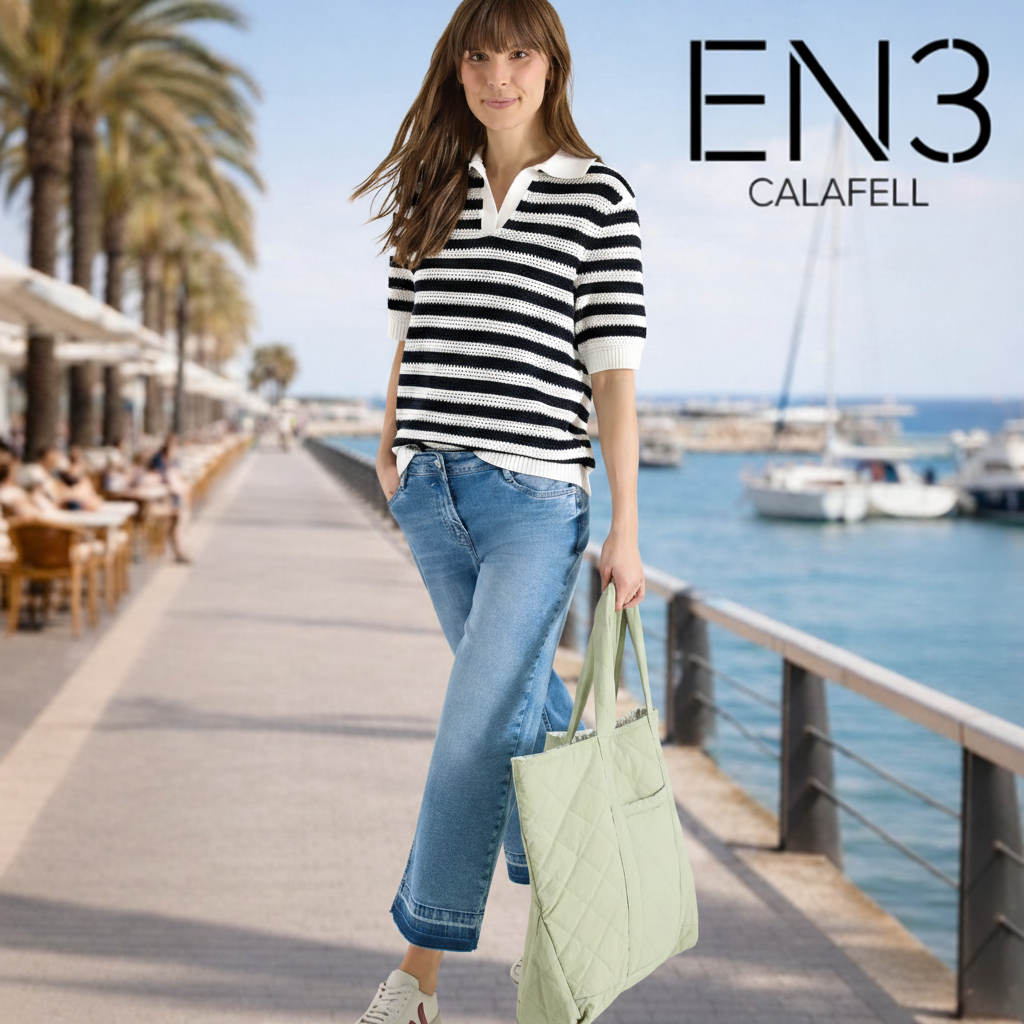 CECIL JERSEY CALADO RAYAS AZULES