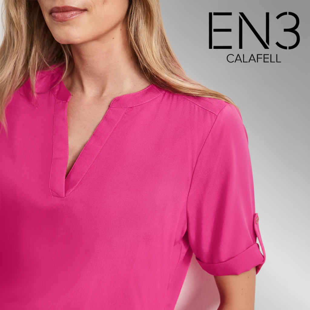 STREET ONE BLUSA BASICA FUCSIA