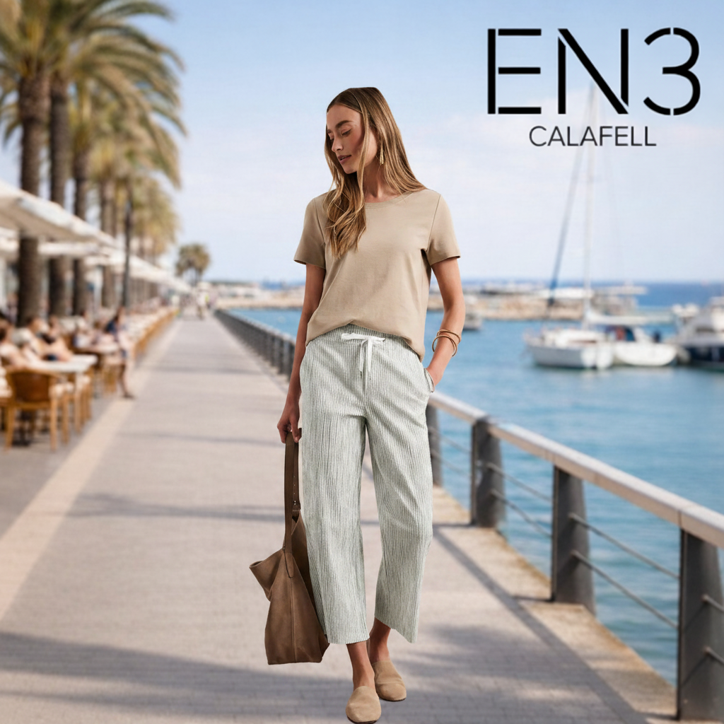 STREET ONE PANTALONES HOLGADOS ELASTICOS