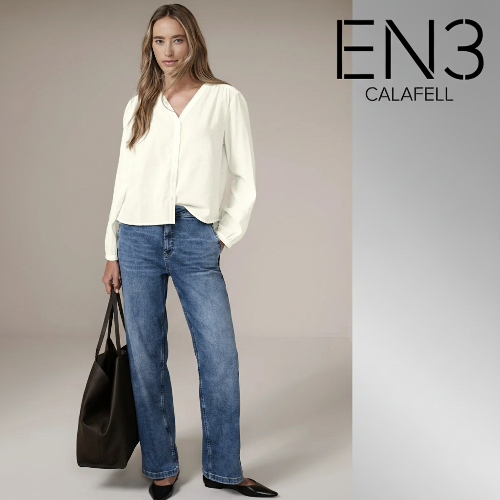 STREET ONE BLUSA BLANCA DE ALGODON