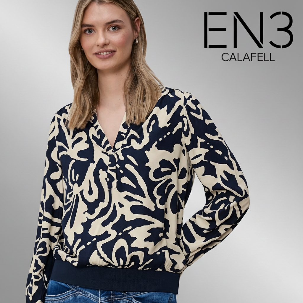 STREET ONE BLUSA ESTAMPADA DE VISCOSA