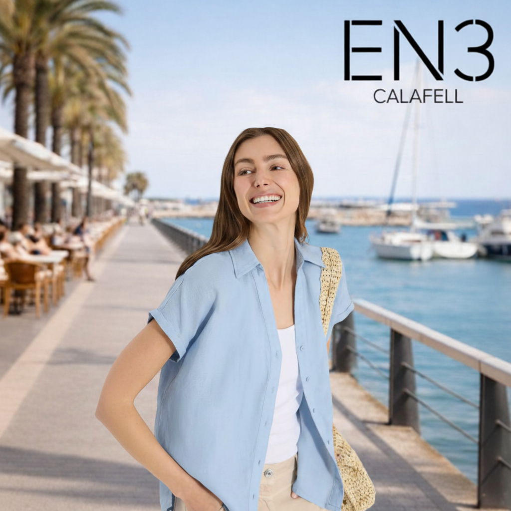 CECIL BLUSA DE LINO