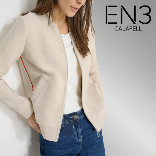 EN3CALAFELL SUDADERA DE PUNTO ESTILO BOMBER CECIL
