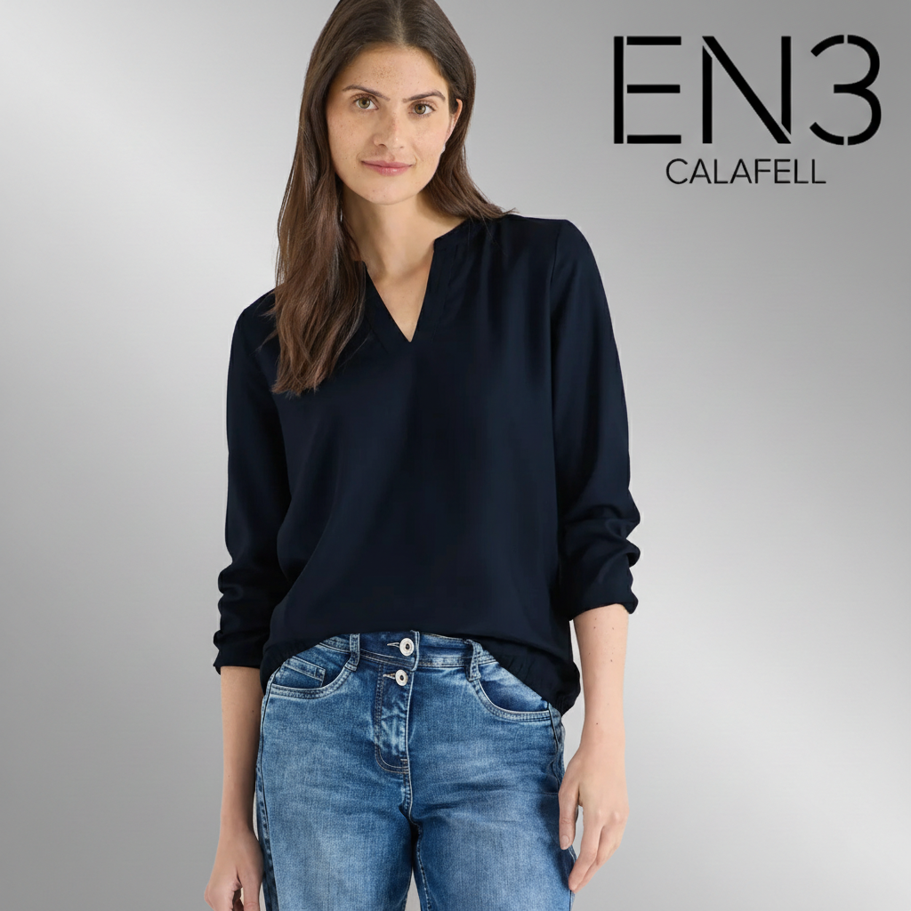 EN3CALAFELL BLUSA BASICA CECIL CUELLO EN V