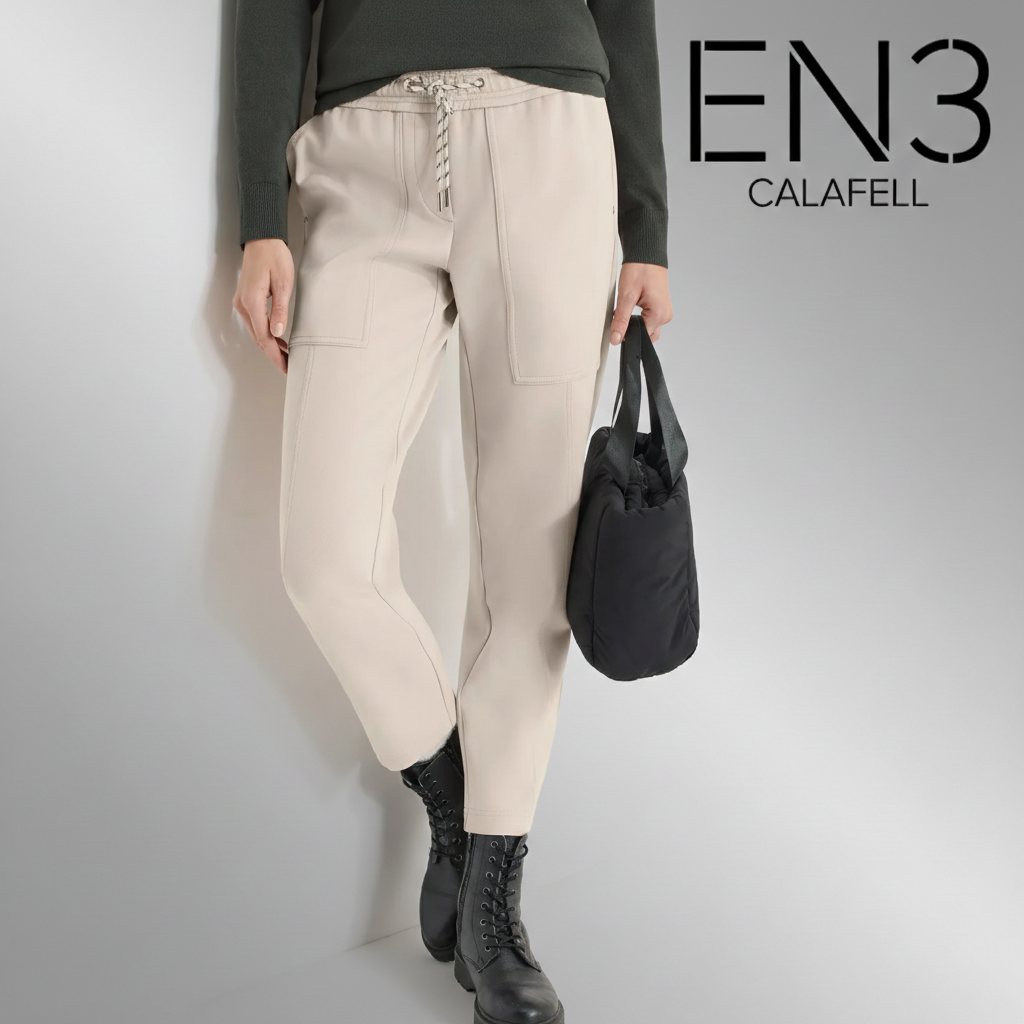 EN3CALAFELL PANTALONES CECIL AJUSTADOS CON GOMA