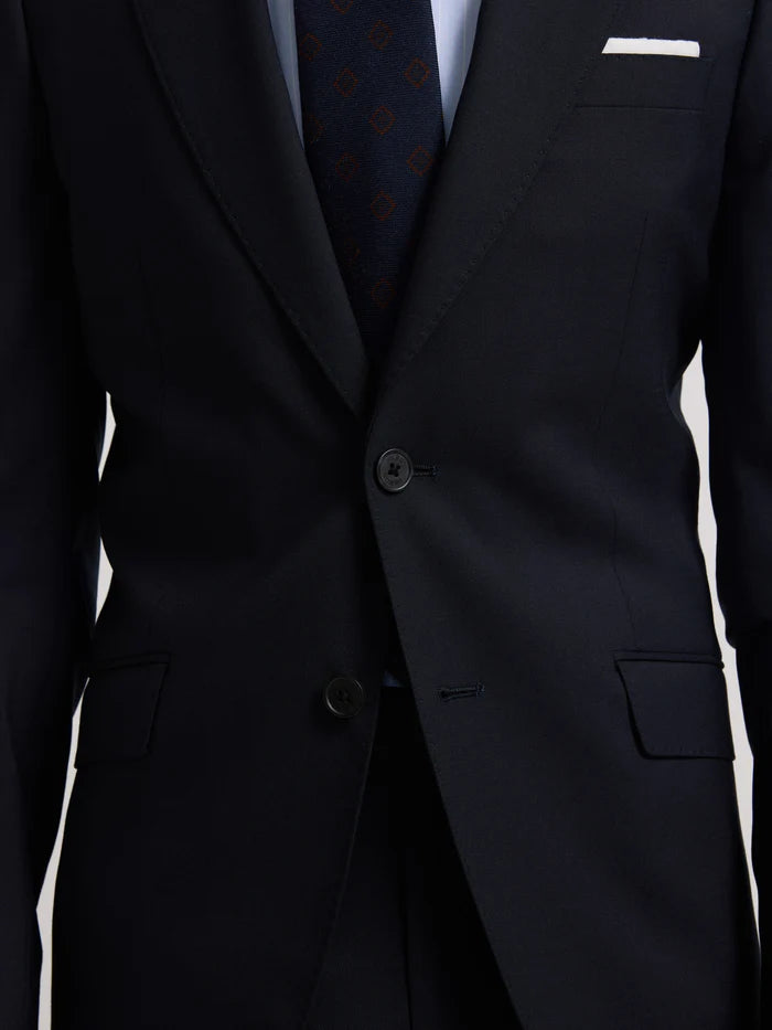 AMERICANA TRAJE NATURAL AZUL CLARO