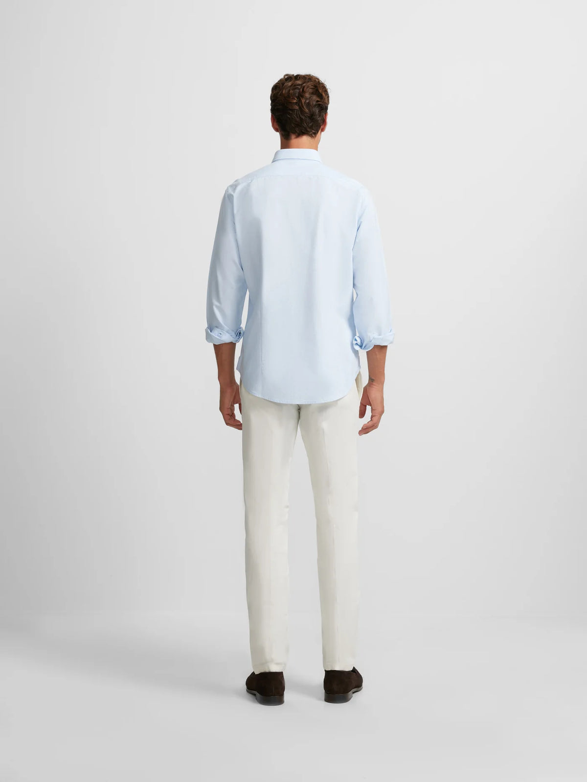 Camisa Silbon azul celeste oxford. Esprit Calafell
