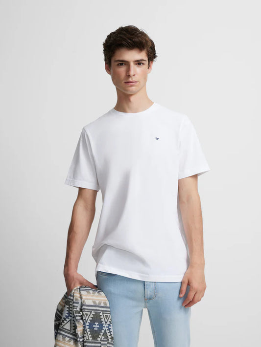 CAMISETA BASICA BLANCO REGULAR FIT