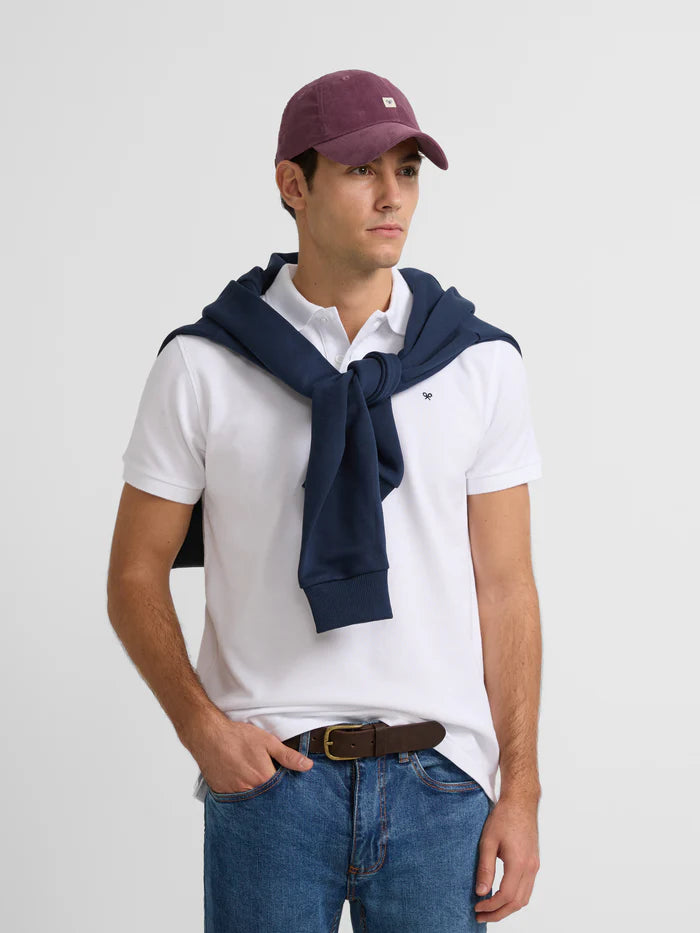 SILBON POLO BLANCO RAQUETAS PEQUEÑAS