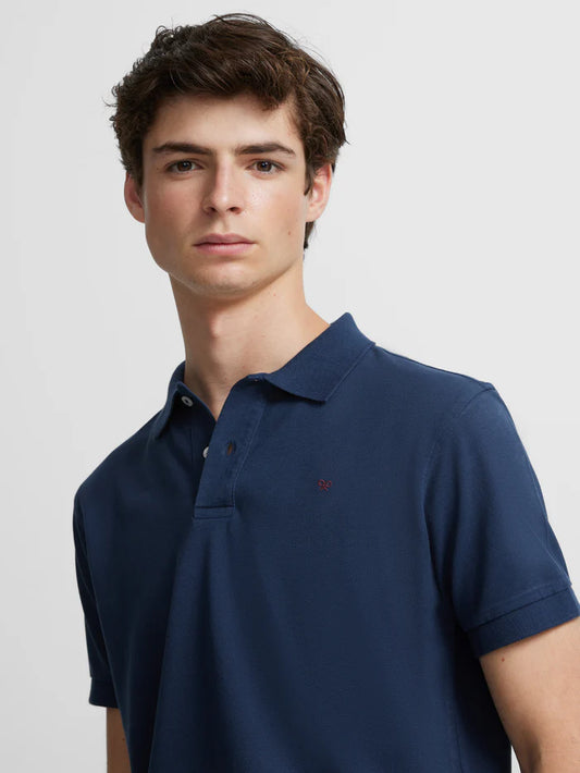 SILBON POLO BASICO AZUL MARINO