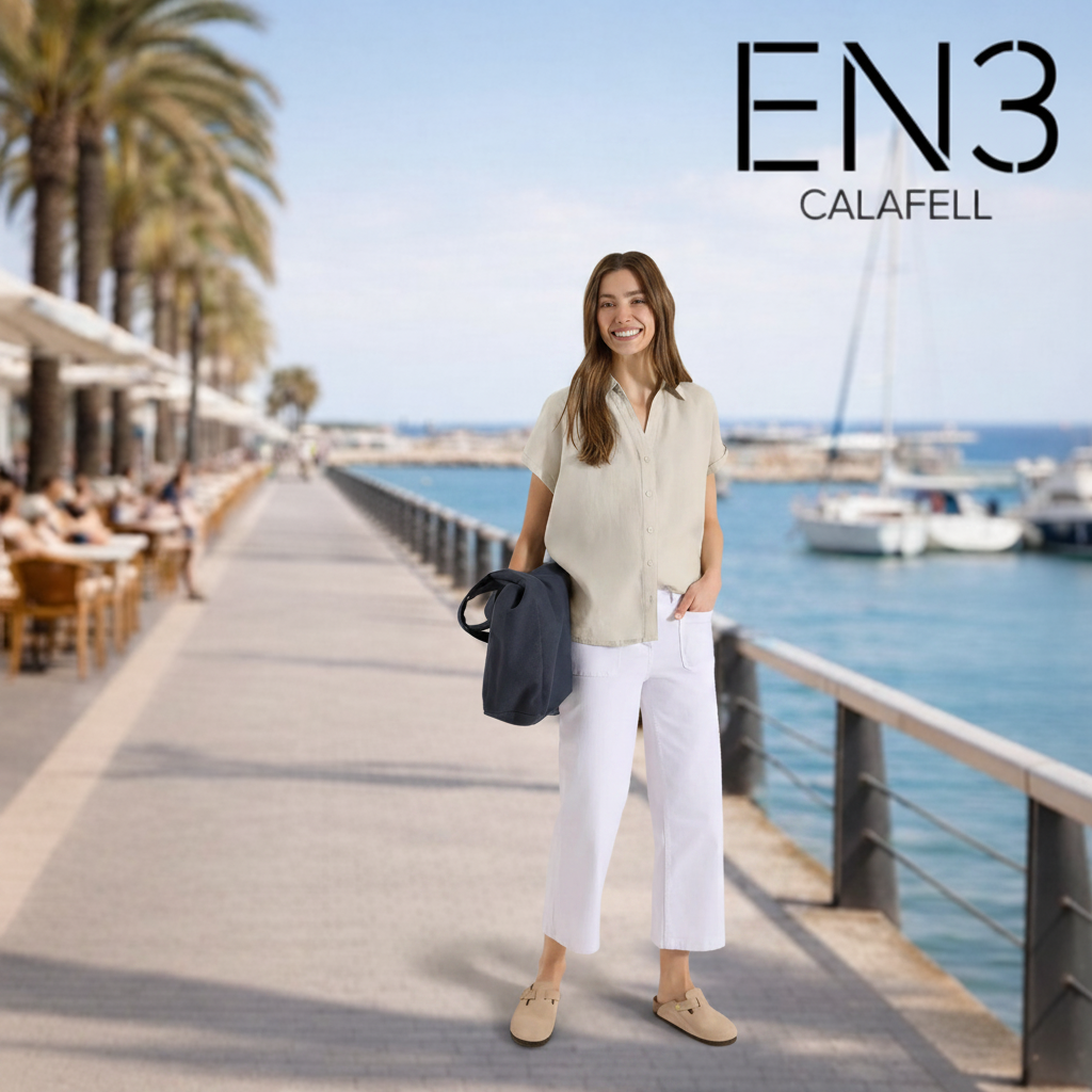CECIL BLUSA DE LINO