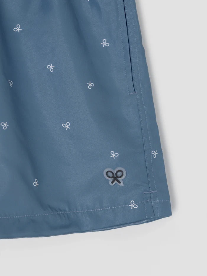 SILBON BAÑADOR MINI RAQUETAS AZUL