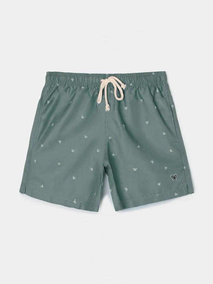SILBON BAÑADOR MINI RAQUETAS VERDE