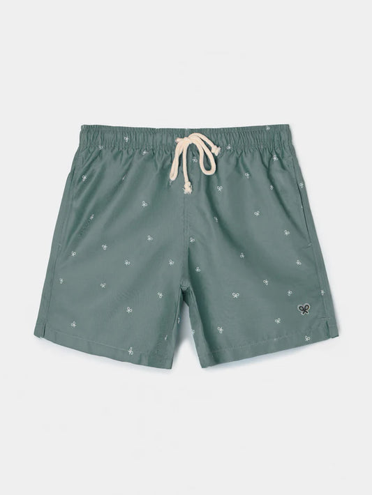 SILBON BAÑADOR MINI RAQUETAS VERDE