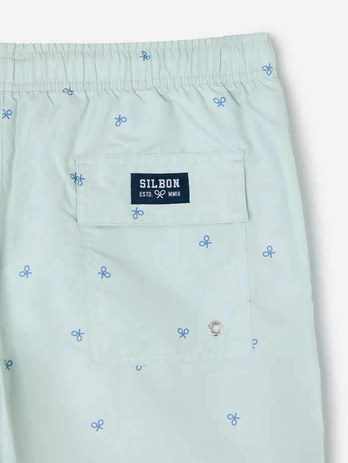 SILBON BAÑADOR MINI RAQUETAS AGUA MARINA