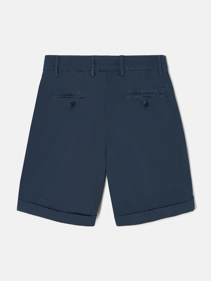 SILBON BERMUDA COLOR AZUL MARINO ELASTICA