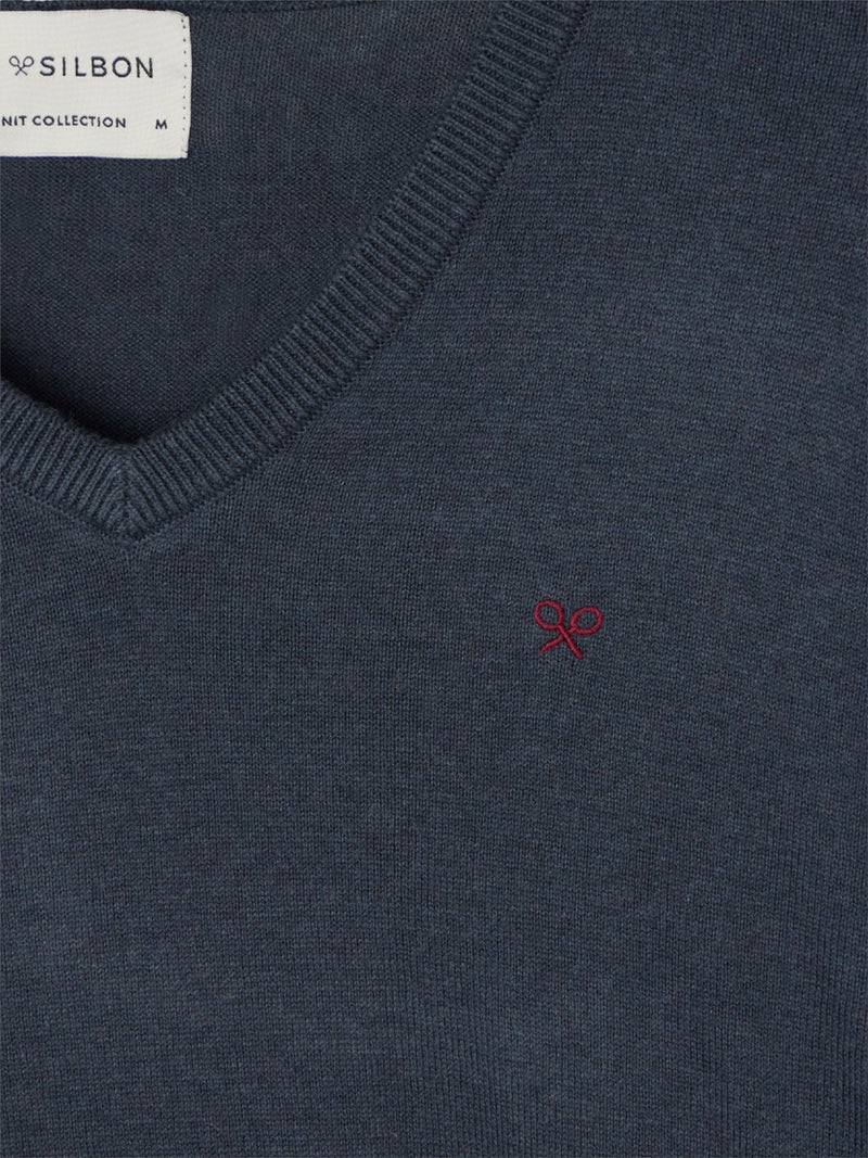 SILBON CAMISA SPORT DE MICROPIQUE AZUL MARINO