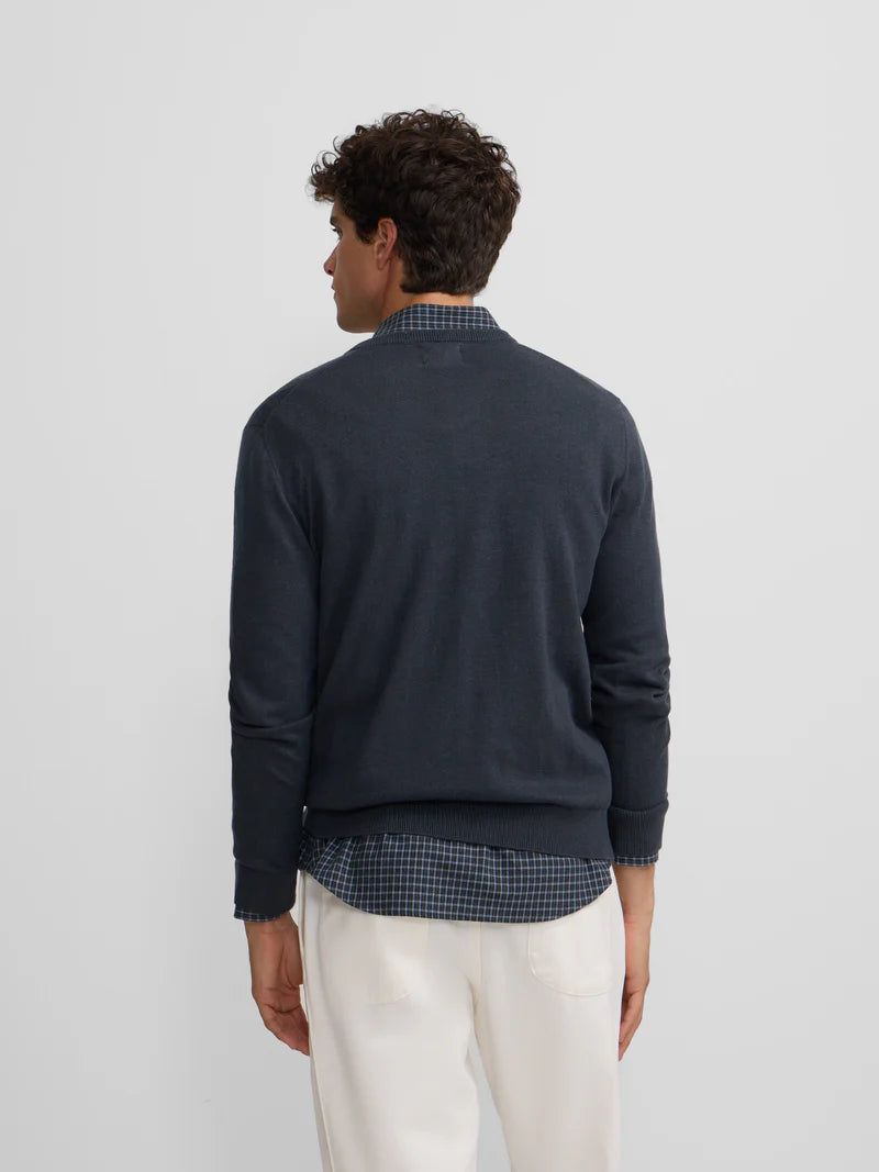 SILBON CAMISA SPORT DE MICROPIQUE AZUL MARINO