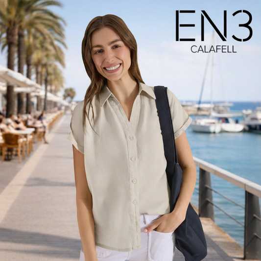 CECIL BLUSA DE LINO