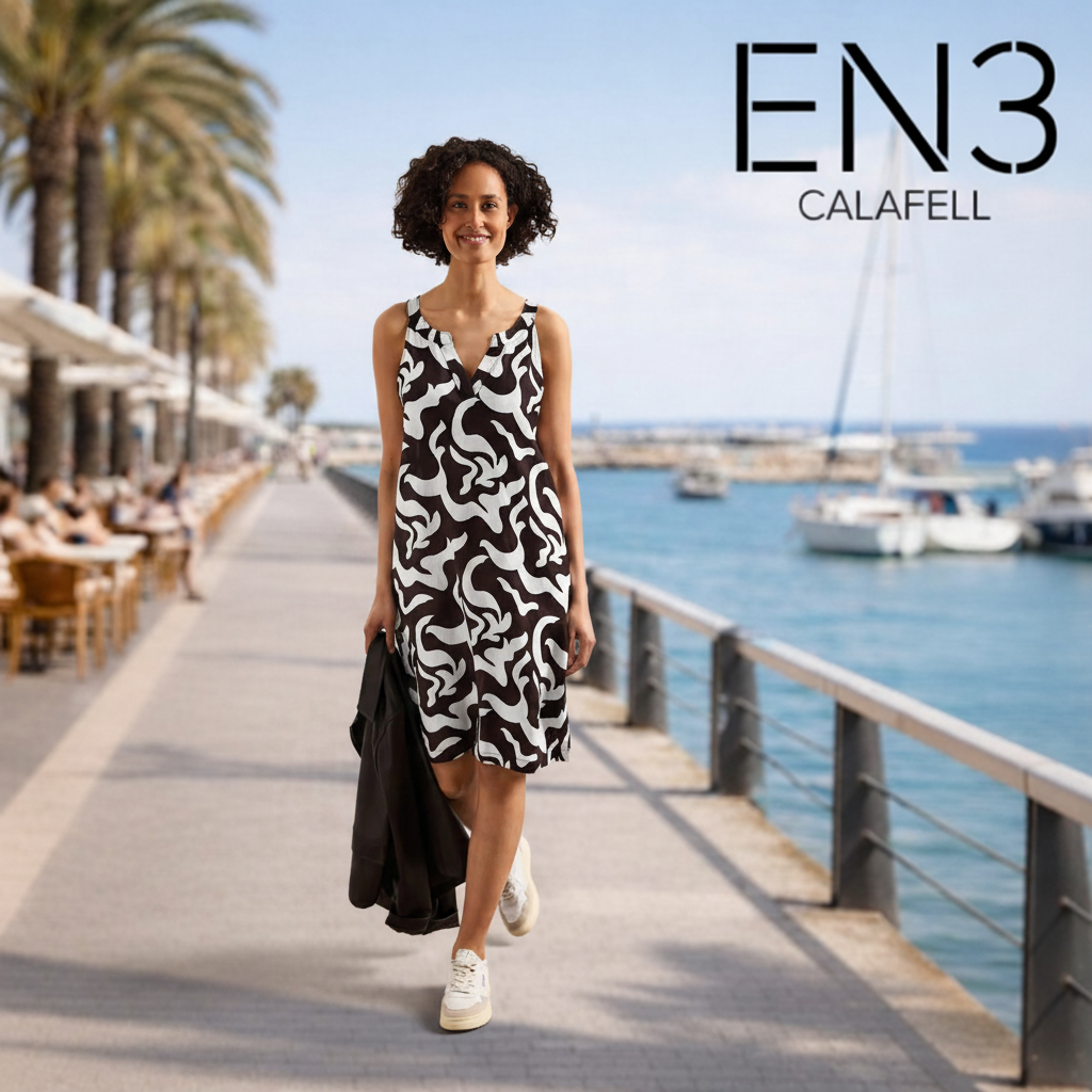 STREET ONE VESTIDO SIN MANGAS ESTAMPADO