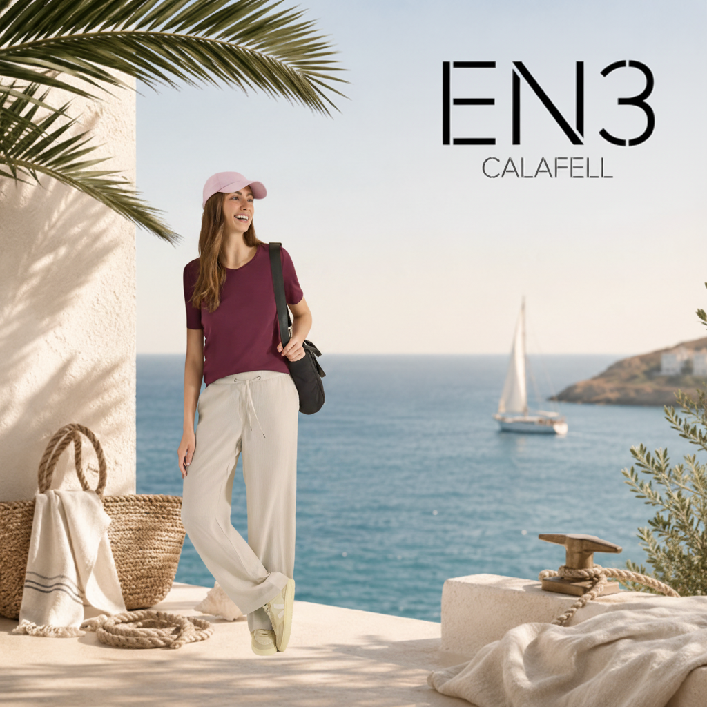 CECIL PANTALONES CON TEXTURA CINTURA ELASTICA