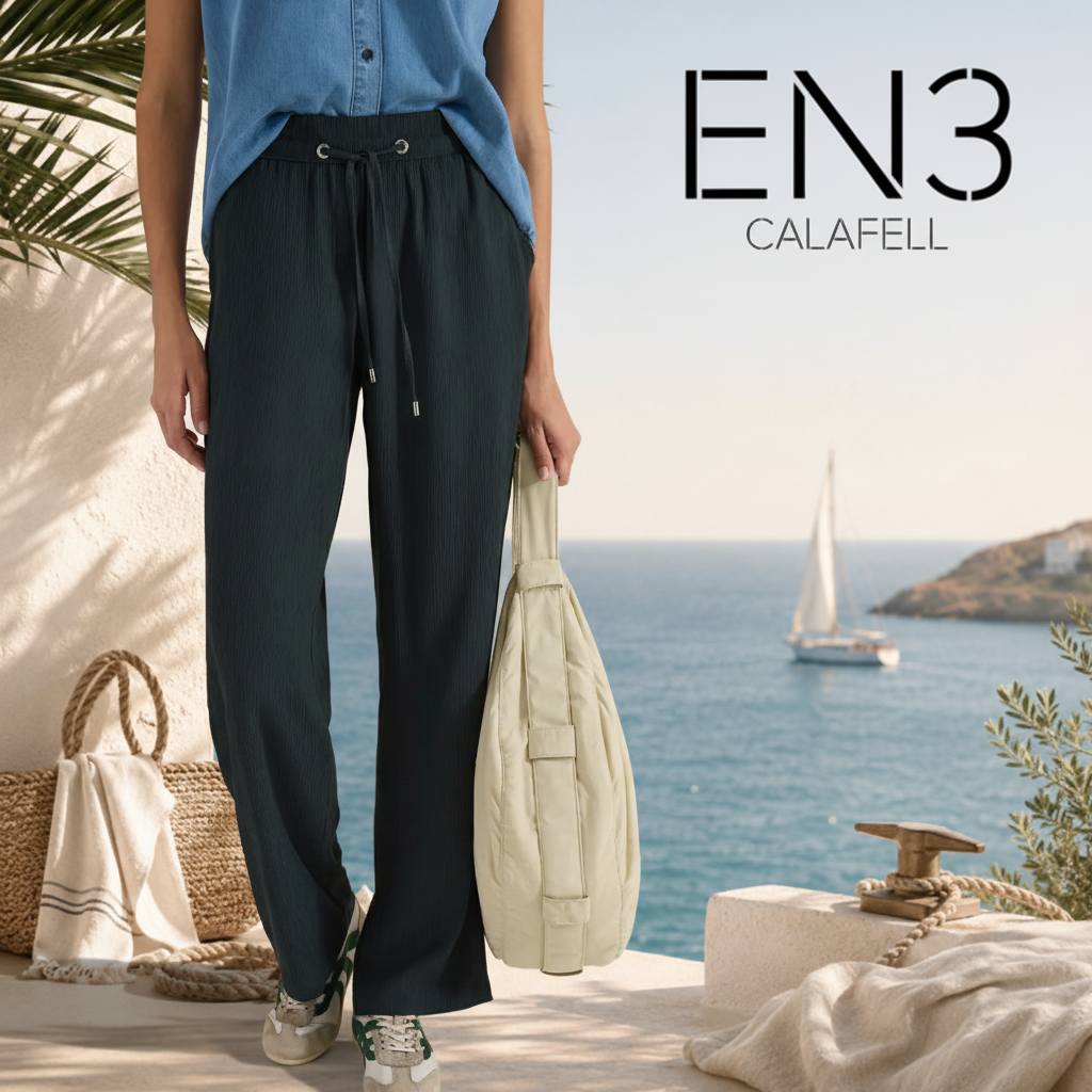 CECIL PANTALONES CON TEXTURA CINTURA ELASTICA