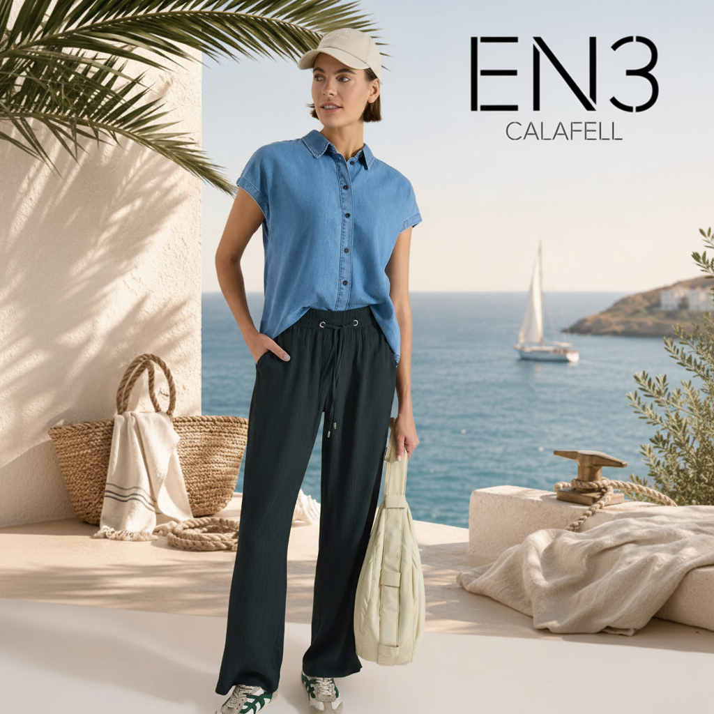 CECIL PANTALONES CON TEXTURA CINTURA ELASTICA