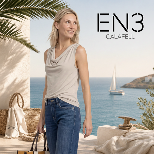 CECIL TOP SIN MANGAS BEIGE
