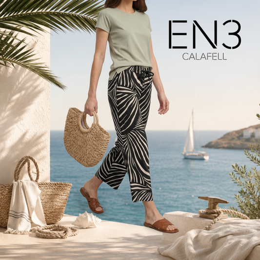 CECIL PANTALON LIGERO ESTAMPADO