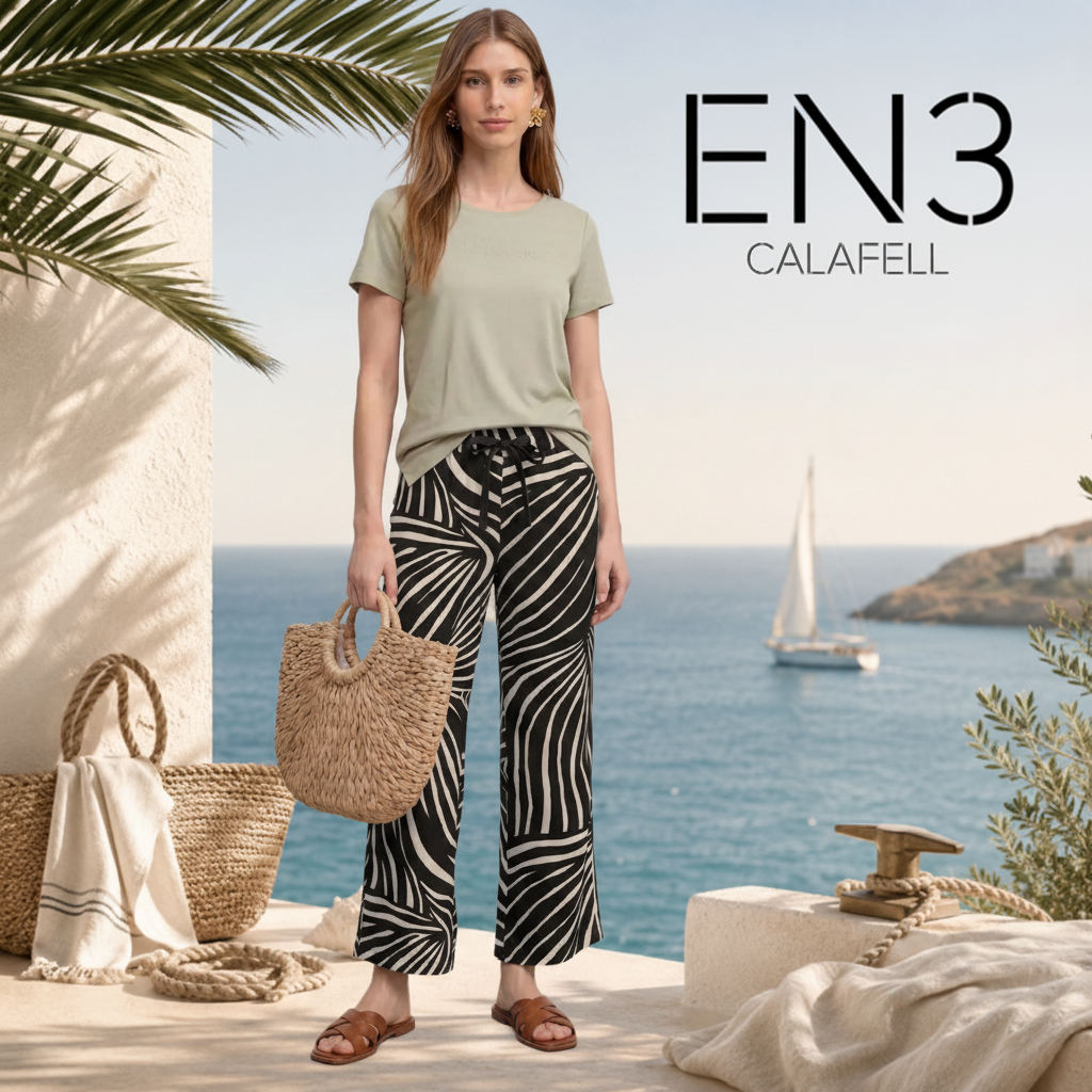 CECIL PANTALON LIGERO ESTAMPADO