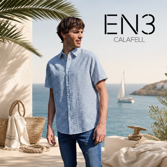 STREET ONE MEN CAMISA MANGA CORTA A RAYAS