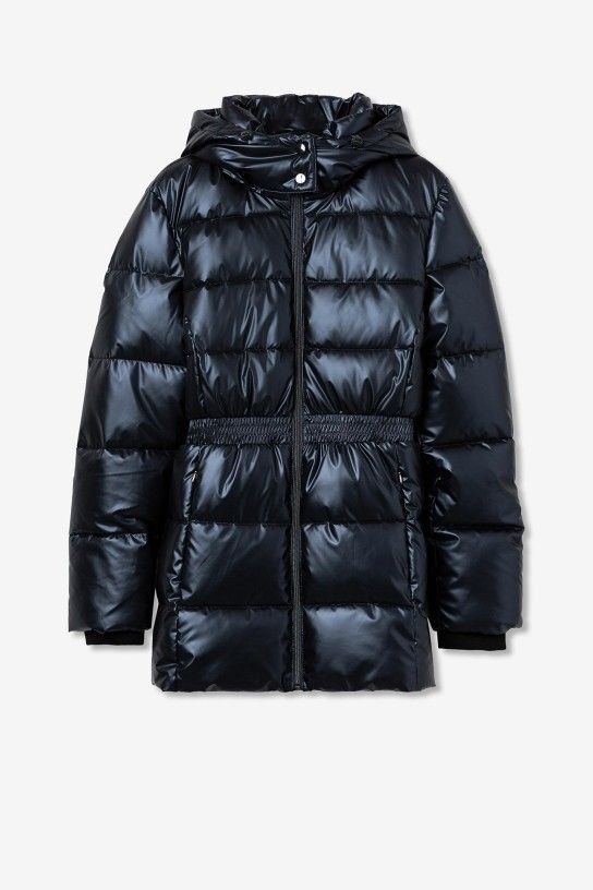 CHAQUETA ACOLCHADA CON CINTURA ELASTICA