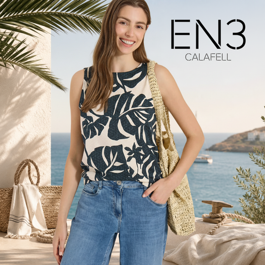 CECIL TOP ESTAMPADO SIN MANGAS ESTAMPADO VERANIEGO