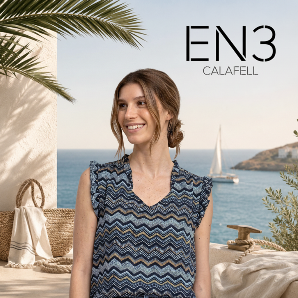 STREET ONE BLUSA ESTAMPADA SIN MANGAS